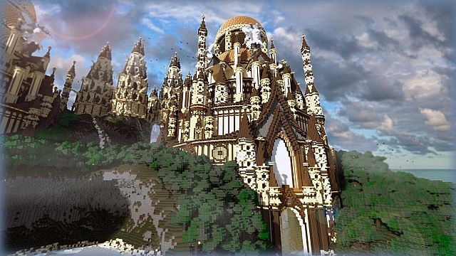 Tropical Sandstone Castle – Minecraft Building Inc