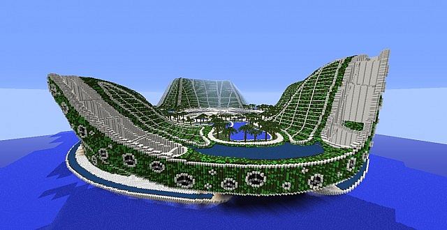 Lilypad City | Eco Floating City - Minecraft Building Inc
