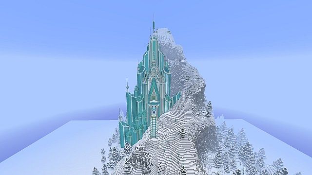 Frozen Elsa's Ice Castle Minecraft