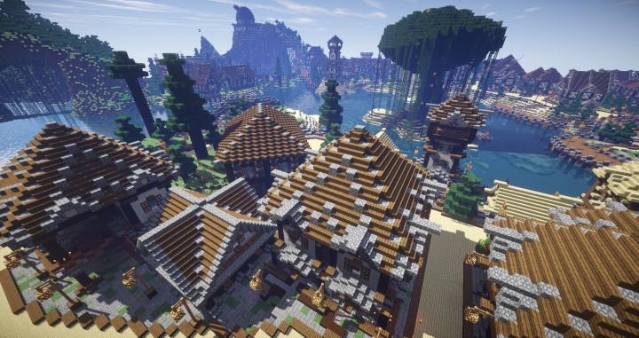 Large Medieval Village or City – Minecraft Building Inc