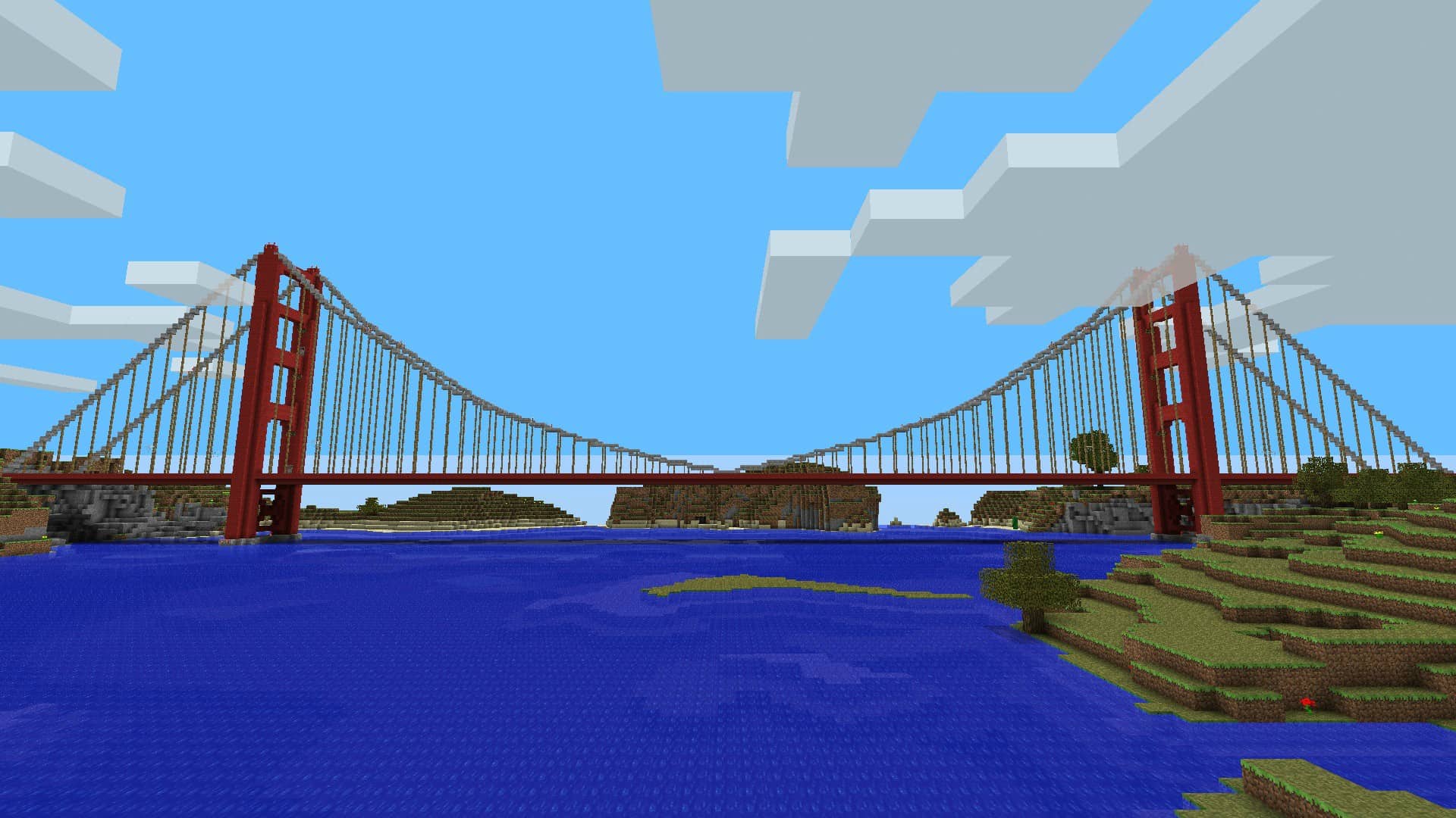 Golden Gate Bridge – Minecraft Building Inc