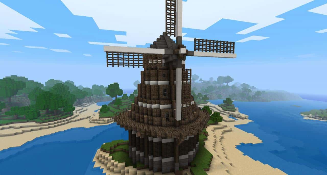 windmill minecraft building inc