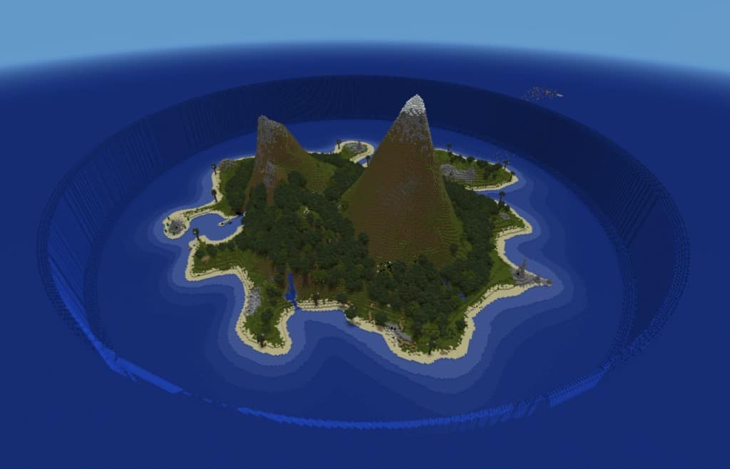 скачать карту sunken island для minecraft #7