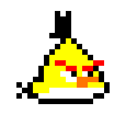 Angry Bird Yellow Minecraft Template Start
