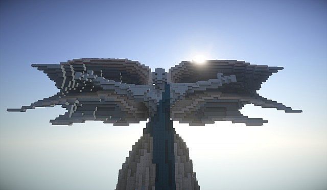 Elven City of Lothariel minecraft castle building ideas 4