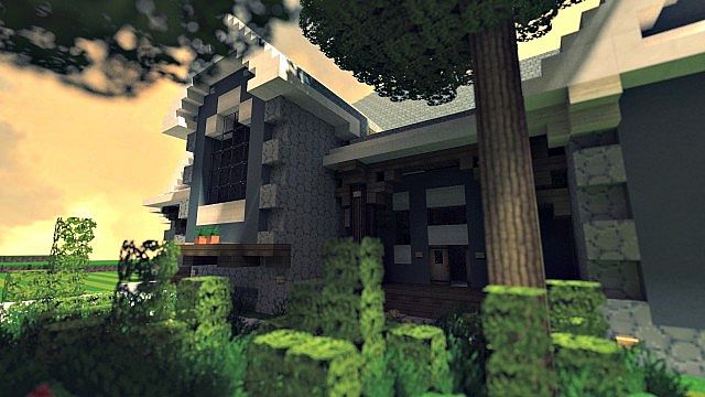 Craftsman Mansion House Minecraft building ideas 2