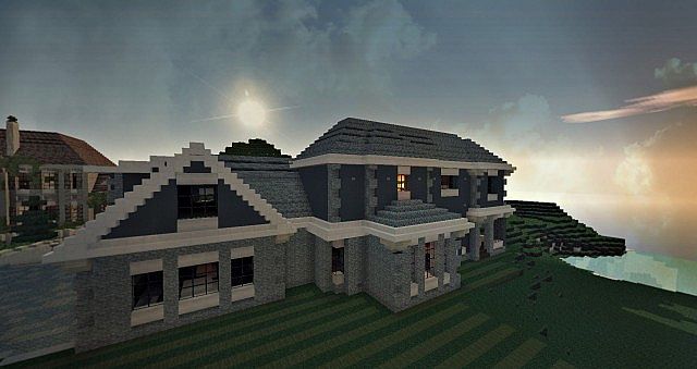 Craftsman Mansion House Minecraft building ideas 3