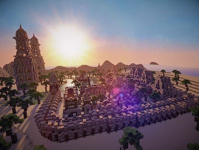 Hafsah, The Desert Village - 0neArcher minecraft ideas 2