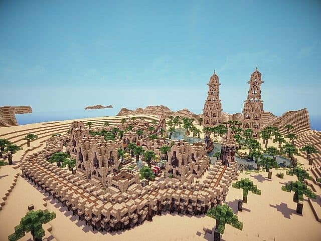 Hafsah, The Desert Village - 0neArcher minecraft ideas 7