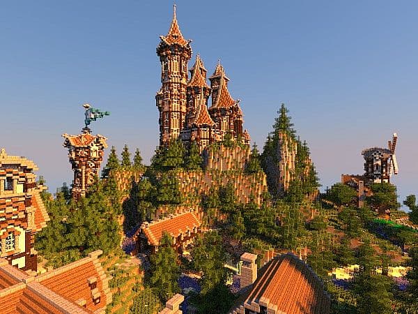 Medieval Castle And Village Minecraft Building Inc