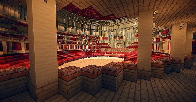Ruined Colosseum Spleef Arena download minecraft 3