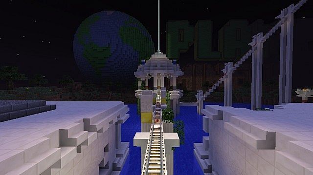 Ruins Of The Gods minecraft roller coaster 3
