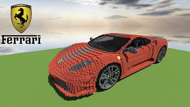 Ferrari F430 Scuderia minecraft building ideas