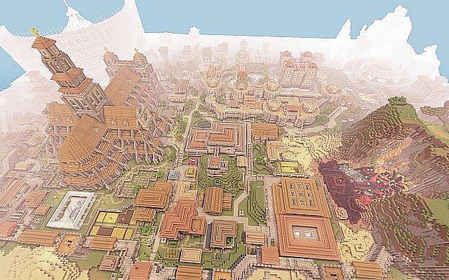 Medieval Fantasy world minecraft building town port ideas 2