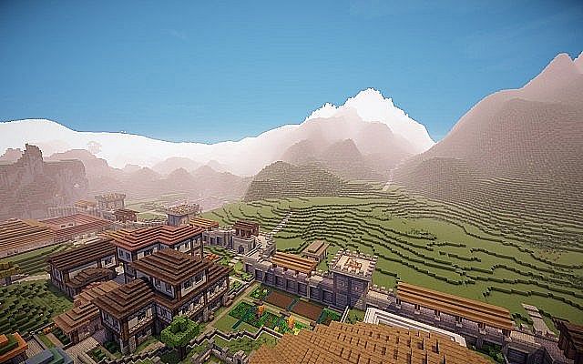Medieval Fantasy world minecraft building town port ideas 4