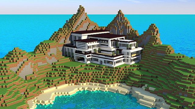 Modern Cliffside Mansion