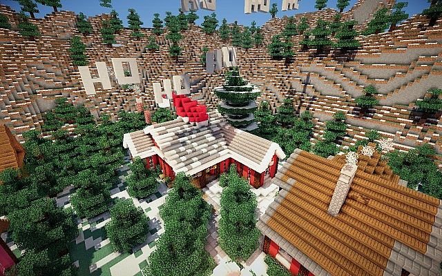 North Pole Christmas Minecraft building ideas 3