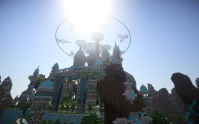 The Halo Of Transcendence minecraft building ideas castle 9