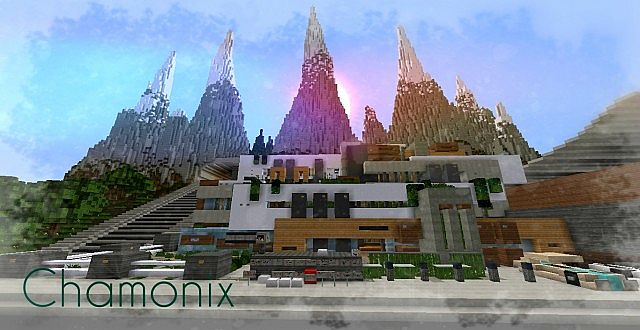 chamonix modern mansion minecraft building ideas house