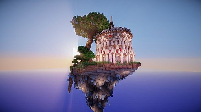 Aedis Floating Temple Minecraft builing ideas 2