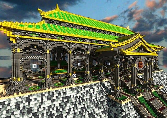 Ba Sing Se Monorail Station Avatar Cartoon minecraft ideas