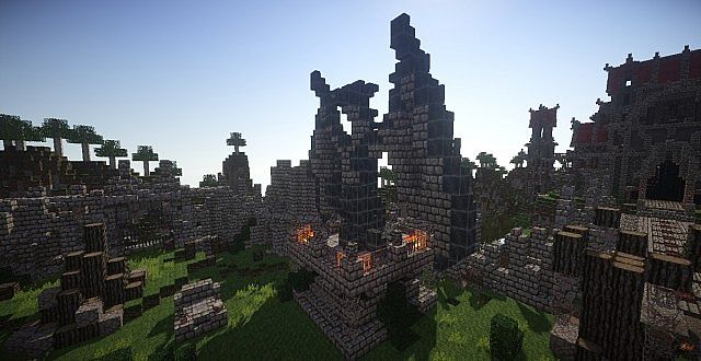 Castle Dravulkan minecraft building ideas 3