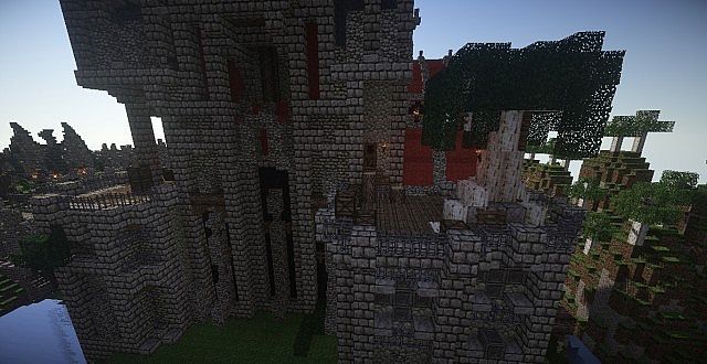 Castle Dravulkan minecraft building ideas 7