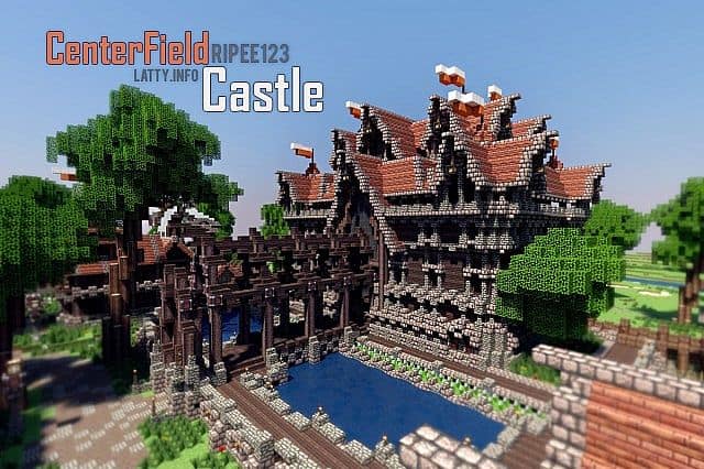 Centerfield Castle minecraft building ideas medieval 2