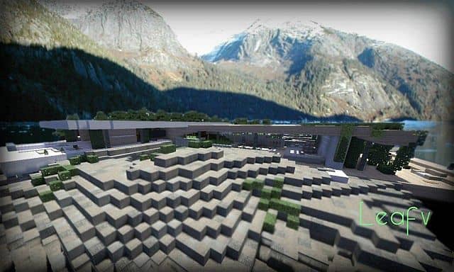 Leafv  Minimalist house Minecraft design building ideas 2