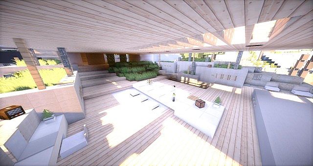 Leafv  Minimalist house Minecraft design building ideas 3