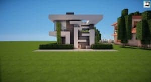 Minecraft House tutorial 13x13 modern