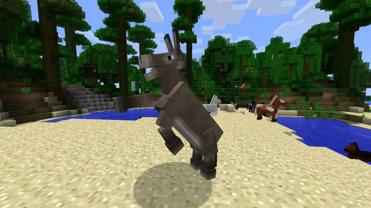 Minecraft Donkey Fast Jumping