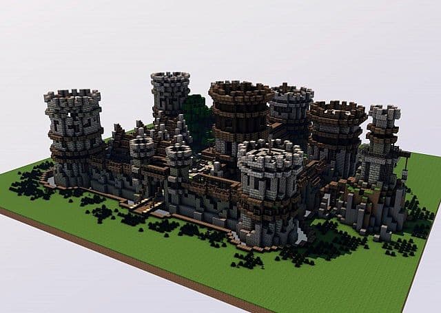 Old Castle minecraft building ideas