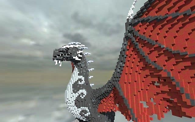 Ormir the Fearsome dragon minecraft builing ideas 4