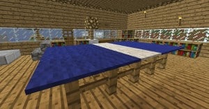Ping Pong Table Minecraft design wood