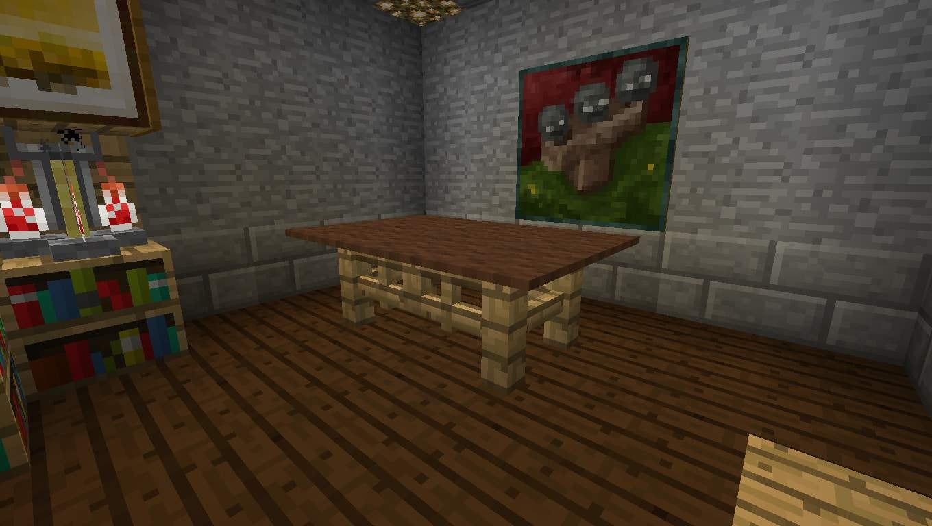 Table Minecraft building ideas interior decor