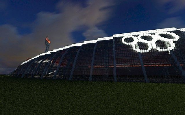 Olympic Stadium minecraft building ideas 9