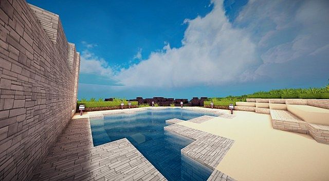 Mirage luxury modern house minecraft building ideas 3