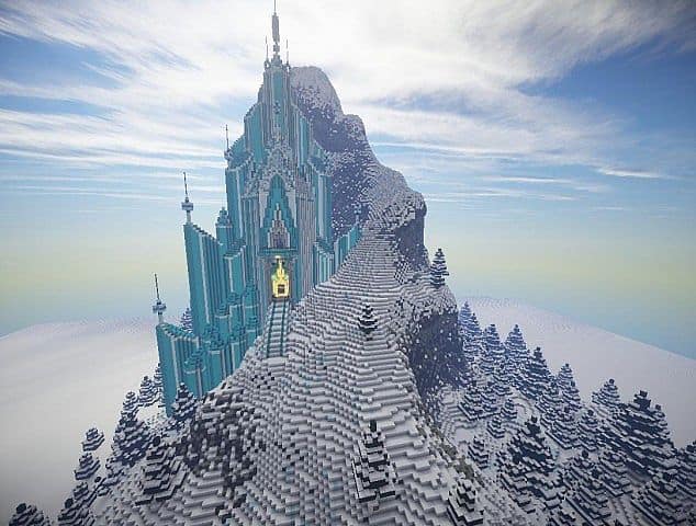 Frozen – Elsa's Ice Castle – Minecraft Building Inc