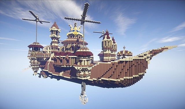 Theater Airship M.S. Prima Vista – Minecraft Building Inc