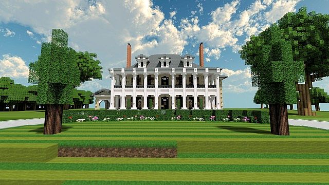Plantation Mansion Minecraft building history ideas house