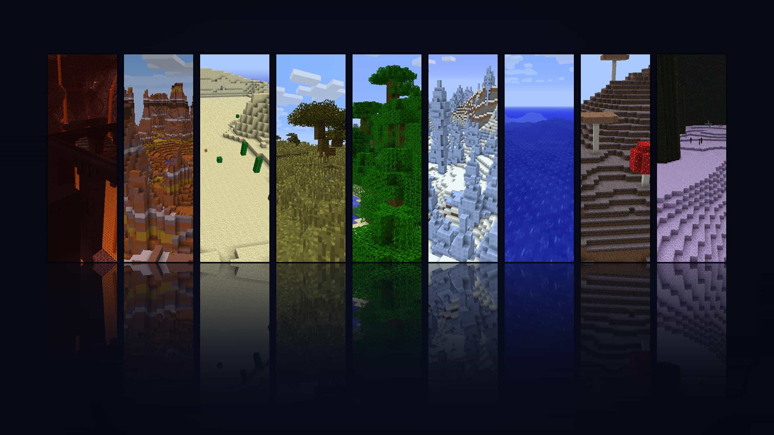 Minecraft seasons territory background