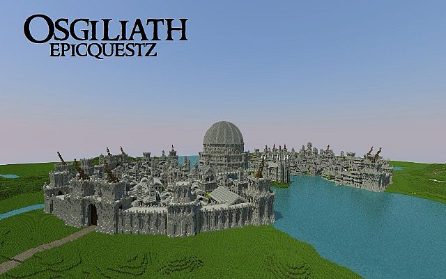 Osgiliath - Ancient Capital of Gondor minecraft LOTR building ideas 2