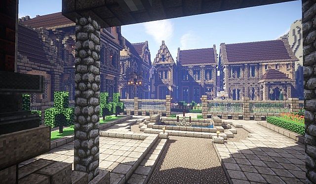 Pophasus minecraft city town old medieval kingdom build ideas 14