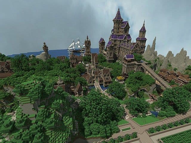 Pophasus minecraft city town old medieval kingdom build ideas 6