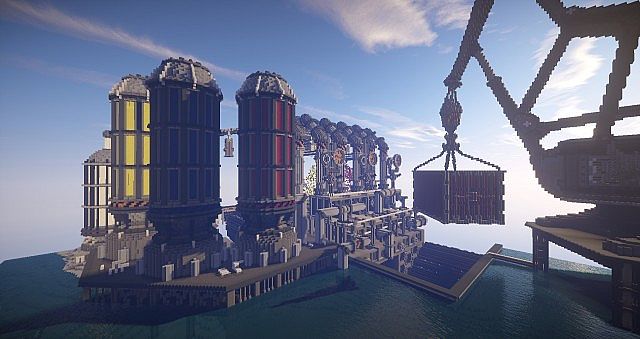 BlockWorks Inc Minecraft building ideas city iron industrial 16