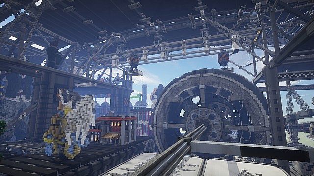 BlockWorks Inc Minecraft building ideas city iron industrial 18