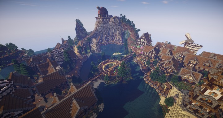 Large Medieval Village Or City Minecraft Building Inc
