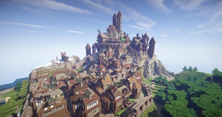 Arch Village Realistic Fantasy Kingdoms – Minecraft 