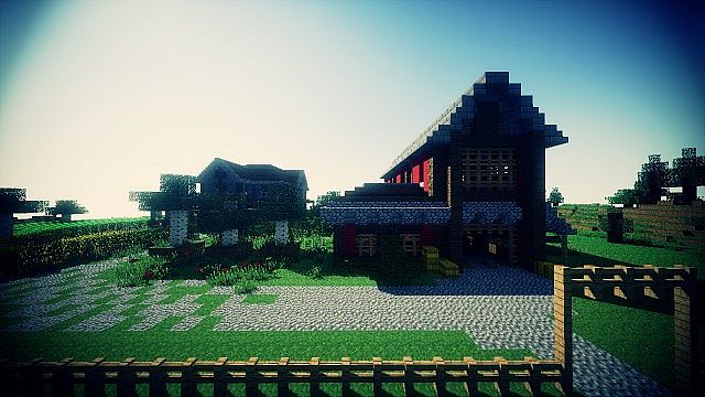 Country Home  Ranch House and Farm – Minecraft Building Inc